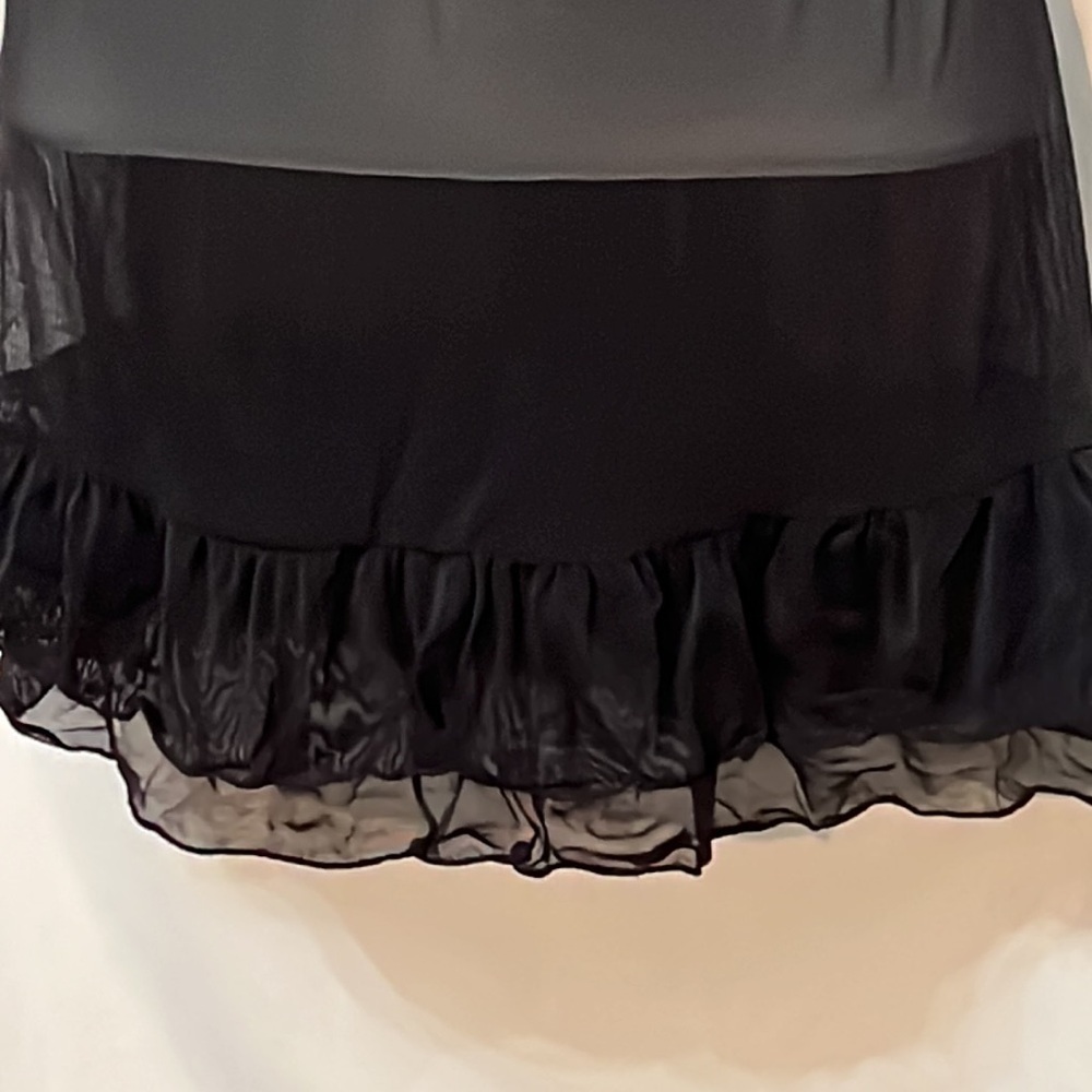 Womens Lace Elegant Black Lingerie Top Size Large - Picture 3 of 7